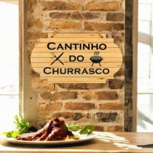 Placa Decorativa para Churrasqueira - Toquinho JR - Imagem 2