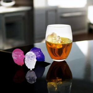 Cubo de Gelo Artificial com Formato de Caveira 10 Unidades - Top Chef - Imagem 2