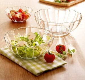 Saladeira Primavera de Vidro Flint - Imagem 2