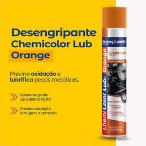 Desengripante Lubrificante 250ml/120g - Chemicolor Lub Orange - Imagem 2