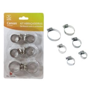 Kit de Abraçadeiras de Metal com 6 Unidades - Rio Tijucas - Imagem 3