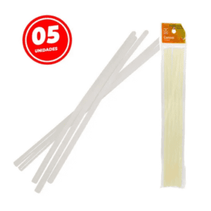 Refil de Silicone para Cola Quente 7MMX27CM. - Rio Tijucas