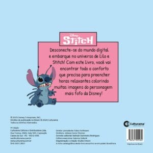 Livro para Pintar Comfy Relax Stitch - Culturama - Imagem 6