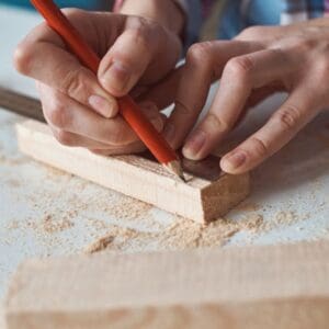 Lápis de Madeira Para Carpinteiro com 4 Unidades 1,5x17,5cm - Rio Tijucas - Imagem 2