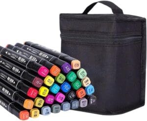 Estojo / Kit Canetinhas Touch Marcadoras com Ponta Dupla para Pintura - Imagem 6