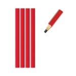 Lápis de Madeira Para Carpinteiro com 4 Unidades 1,5x17,5cm - Rio Tijucas