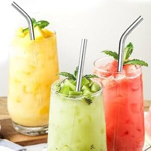 Conjunto com 4 Peças de Canudo de Aço Inox + Escova Higienizadora - Caerus Home - Imagem 4