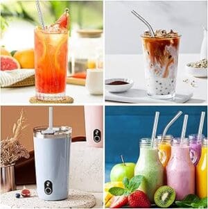 Conjunto com 4 Peças de Canudo de Aço Inox + Escova Higienizadora - Caerus Home - Imagem 5