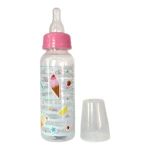 Mamadeira Luxo Estampada com Bico de Silicone 240ML - Imagem 2