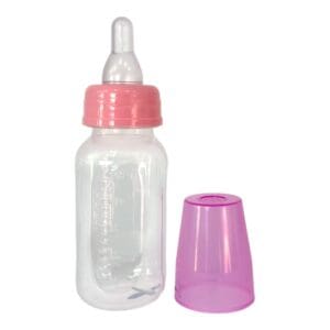 Mamadeira Lisa com Bico de Silicone 150ML New Baby - Imagem 2