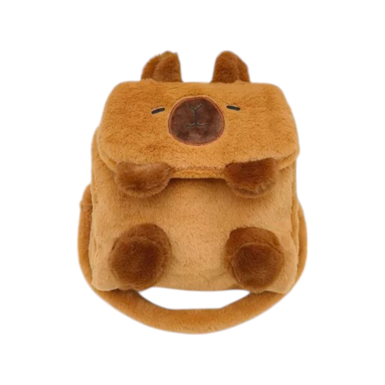 Imagem do WhatsApp de 2025-03-14 à(s) 11.19-Photoroom (30) Bolsa Mochila Infantil de Capivara Peluciada 25cm - DK Toys - Imagem 1