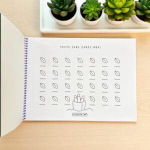 Livro para Colorir Capy & Friends Estilo Boobie Goods Capa Mole 20 Páginas Sortido - Papercollor - Imagem 2