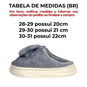 Pantufa Infantil de Poliéster Ursinho Ref.: 51350 Sortido  - Majestic Soft - Imagem 3