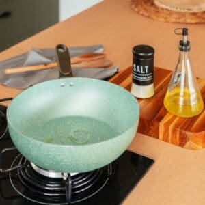 Frigideira Wok com Tampa 28cm 4,1L Ceramic Life Suprema - Brinox - Imagem 3