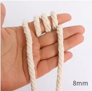 Cordão de Algodão 8mmx3m - Rio Tijucas - Imagem 2