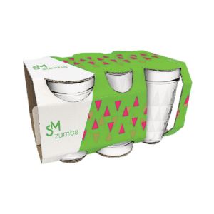 Jogo de Copos com 6 Unidades Zumba 270ml - Nadir