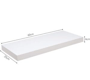 Prateleira Branca 4x25x60cm (TENDENZA) - Prat-k - Imagem 3