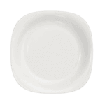 Prato Opal Raso Square de Vidro 28cm