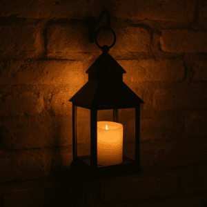 Lamparina de LED para Decoração 10x10x23cm - Wincy - Imagem 2