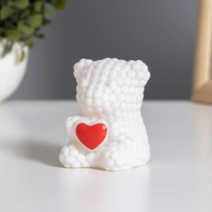 Enfeite Decorativo de LED em Formato de Urso de PVC Dia dos Namorados Sortido - Imagem 2