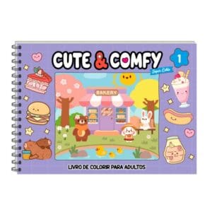 Livro para Colorir CUTY & COMFY Edição Extra Capa Dura Estilo Bobbie Goods Sortido - Imagem 3