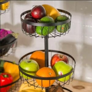 Fruteira de Ferrada com 3 Camadas 28cmX49cm - Rio Tijucas - Imagem 2