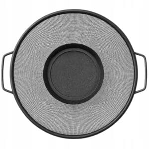 Cesto Escorredor Multiuso Preto de Aço Inox 18CM - Rio Home - Imagem 4