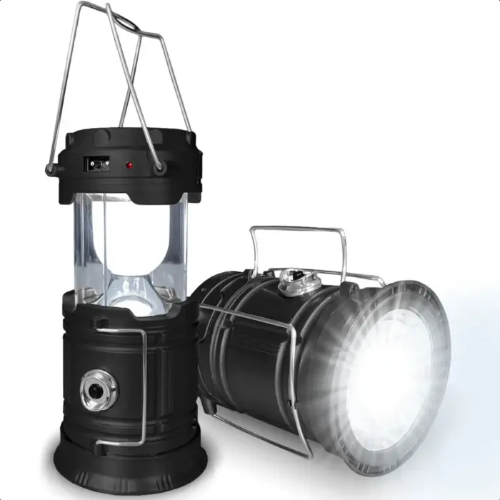 Lampião Solar 3W 6 Led's Bivolt - Caerus - Imagem 1