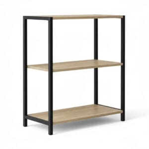 Estante 3 Niveis 64x30x72CM Nogueira (Nova York) - Prat-k