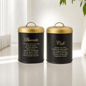 Pote para Mantimentos Lata Classic Redonda 11x13,5cm - New Way - Imagem 2