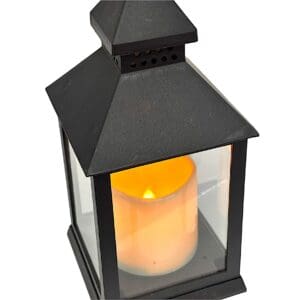 Lamparina de LED para Decoração 10x10x23cm - Wincy - Imagem 3