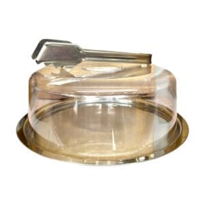 Conjunto Boleira e Pegador Inox com Tampa de Acrílico - Martinazzo