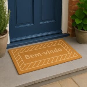 Capacho Antiderrapante de Fibra de Coco 45cmx75cm - Tuut - Imagem 3