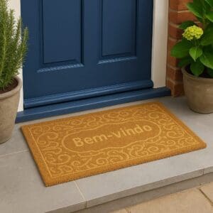 Capacho Antiderrapante de Fibra de Coco 45cmx75cm - Tuut - Imagem 2