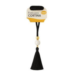 Fivela para Cortina em Poliéster e PP 70cm 1 Peça Sortido - Casíta