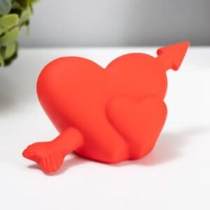 Enfeite Decorativo de LED em Formato de Coração Cupido de PVC Dia dos Namorados - Imagem 2