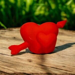 Enfeite Decorativo de LED em Formato de Coração Cupido de PVC Dia dos Namorados - Imagem 3