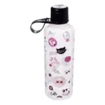 Garrafa Cilindrica 970Ml Cat Lover - Plasútil