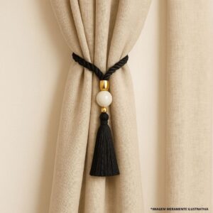 Fivela para Cortina em Poliéster e PP 70cm 1 Peça Sortido - Casíta - Imagem 2