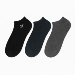 Kit com 3 Pares de Meia Cano Curto Adulto Unissex 38-43 X Socks Sortido - Manhattan - Imagem 4