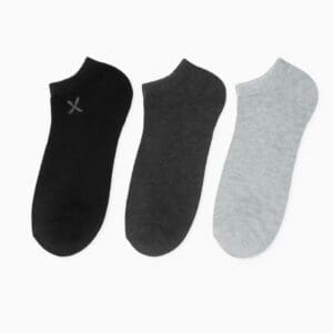 Kit com 3 Pares de Meia Cano Curto Adulto Unissex 38-43 X Socks Sortido - Manhattan - Imagem 5