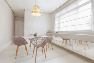 Cadeiras Monaco Com Assento em Polipropileno e Base em Aço Imitando Madeira - Fratini - Imagem 3