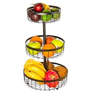 Fruteira de Ferrada com 3 Camadas 28cmX49cm - Rio Tijucas