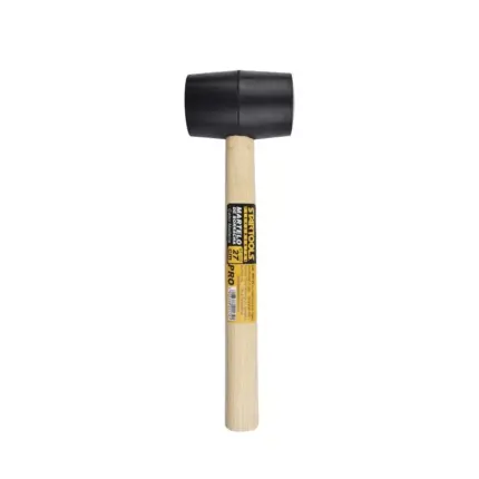 Martelo de Borracha com Cabo de Madeira PRO 27cm - Startools