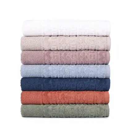 Toalha de Banho com Fio Penteado 70cmx1,35m Cosmopolitan 100% Algodão Cores Sortidas - Atlântica