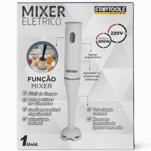 Mixer / Misturador de Mão Elétrico Profissional 220v 200W com Copo de 700ml - Startools - Imagem 3