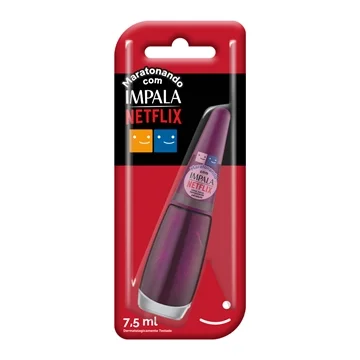 Esmalte Perolado Maratonando Netflix Blister Nova Temporada 7,5ml - Impala