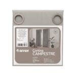 Cortina de Tecido 100% Poliéster Rústica Campestre 2,30×2,84M Sortido – Seven Têxtil