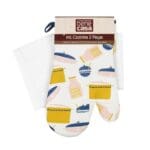 Kit para Cozinha com 2 Peças Luva + Pano Felpudo Sortido - Bene Casa