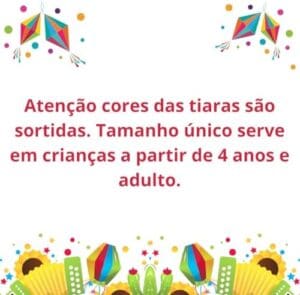 Tiara de Festa Junina Sortido - Imagem 6